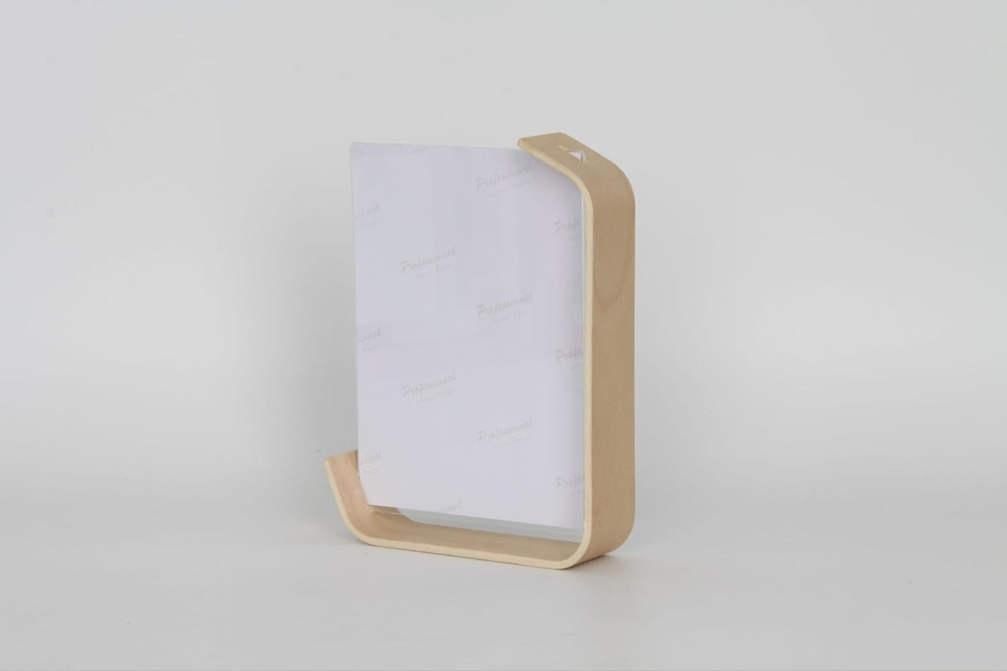 Cadre photo contreplaqué à support incurvé – 5×7″ (12,7×17,8 cm)