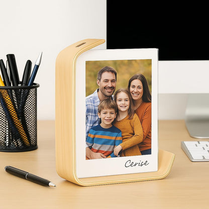 Cadre photo contreplaqué à support incurvé – 5×7″ (12,7×17,8 cm)
