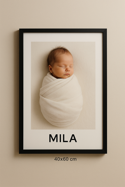 Cadre 40x60 avec Poster Personnalisé