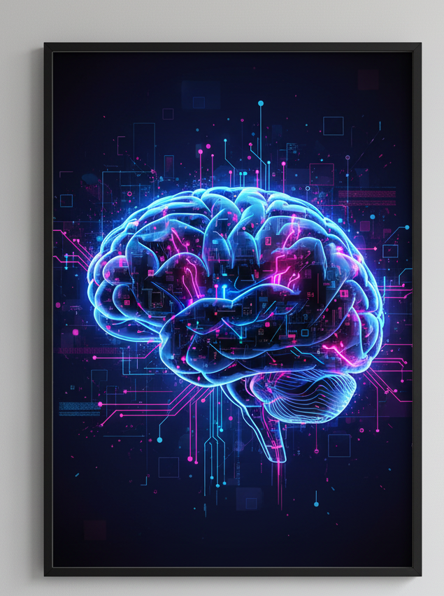 Cadre 40x60 avec Poster Personnalisé