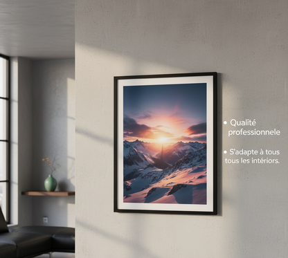 Cadre 40x60 avec Poster Personnalisé