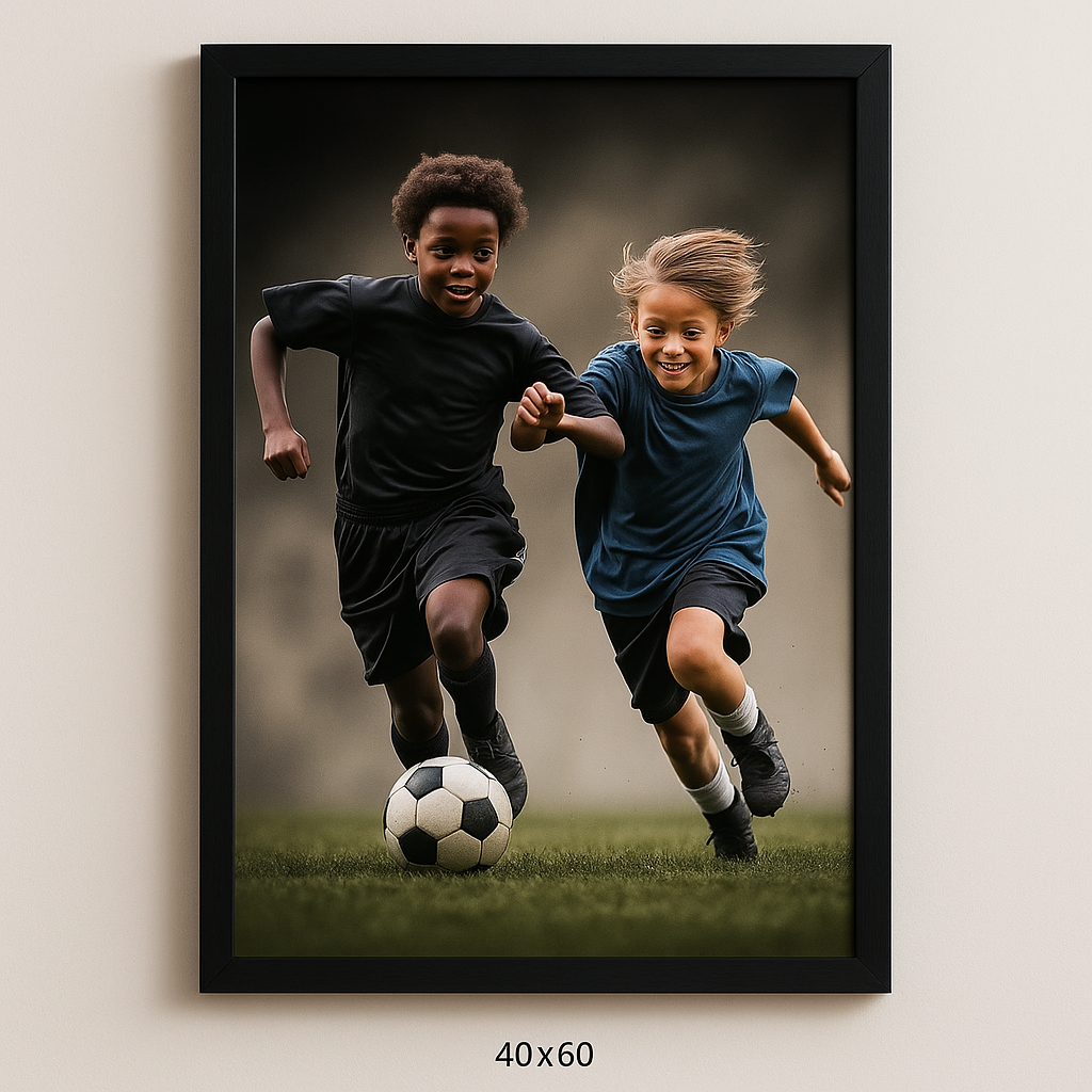 Cadre 40x60 avec Poster Personnalisé