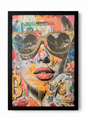 Tableau "Spectre Urbain" par @MMARC - Édition Limitée Street Art (100 Exemplaires) avec Hologram Genius et QR Code d'Authenticité