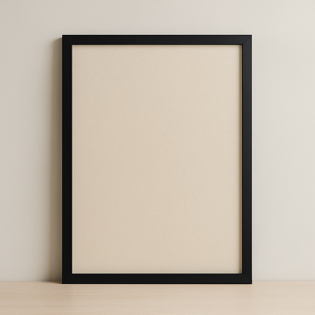 Cadre Poster 40x60 cm pour Photos et Posters, Bois MDF, Noir (Vide)