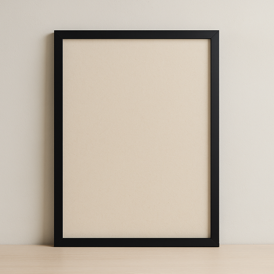 Cadre Poster 40x60 cm pour Photos et Posters, Bois MDF, Noir (Vide)