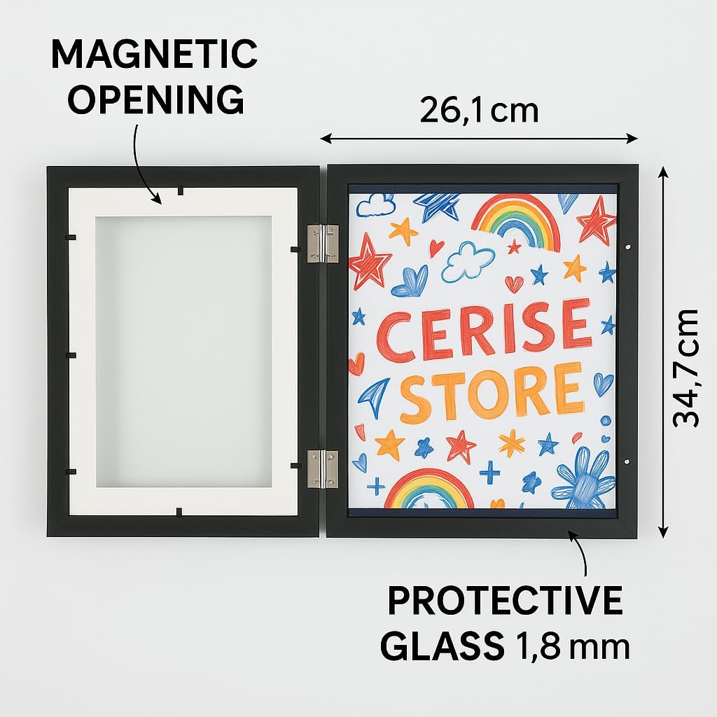 Cadre magnétique noir 23,6x32 – vue 2