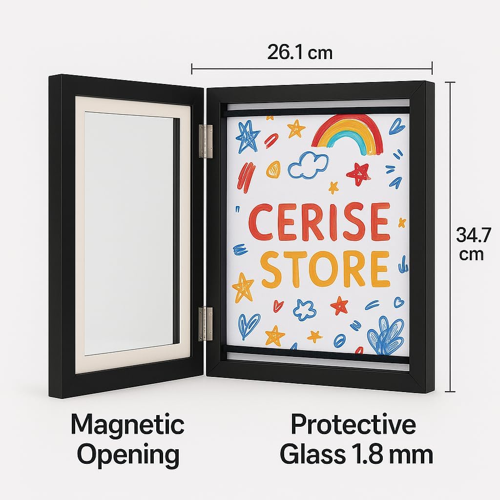 Cadre magnétique noir 23,6x32 – vue 3